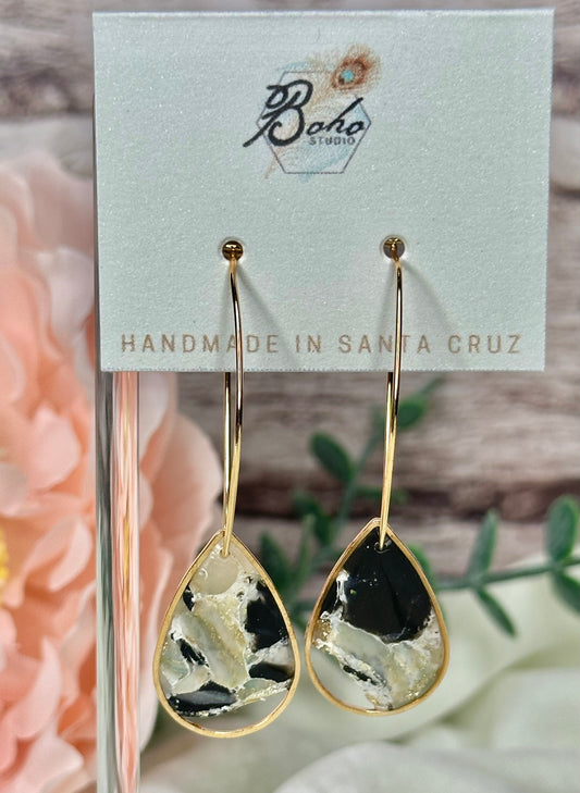 Deep Sea / Golden Tear / Oblong Hoops